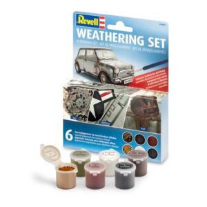 Modellino modellismo colori accessori Revell WEATHERING 6 PIGMENTS collezione