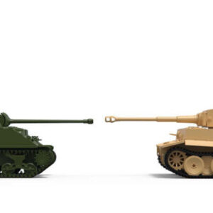 Modellino Airfix carri armati tank TIGER 1 VS SHERMAN FIREFLY 1:72 modellismo