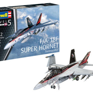 Modellino aereo model kit montaggio Revell FA-18F SUPER HORNET TWINSEATER 1:32