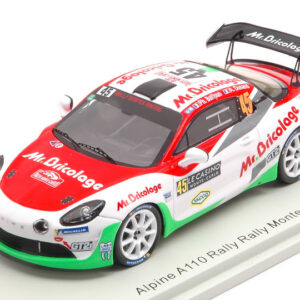 Modellino auto rally scala 1/43 Spark Model ALPINE A110 RALLYE MONTE CARLO 2021