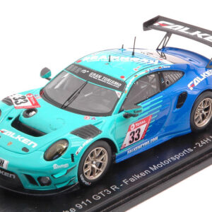 Modellino auto scala 1:43 Spark PORSCHE 911 GT3 24H NURBURGRING 2020 racing .