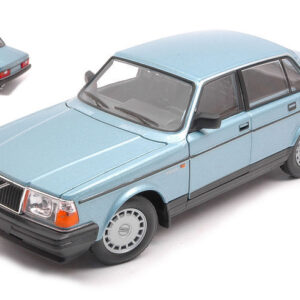 Modellino auto scala 1:24 Welly VOLVO 240 BLUE diecast modellismo da collezione