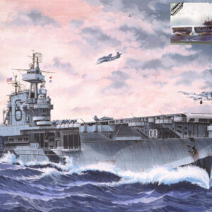 Modellino nave da montare model kit di montaggio Academy USS ENTERPRISE CV-6