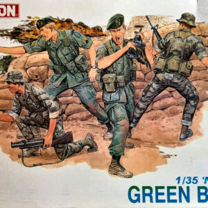 Modellino soldati model kit modellismo diorami Dragon GREEN BERETS scala 1:35