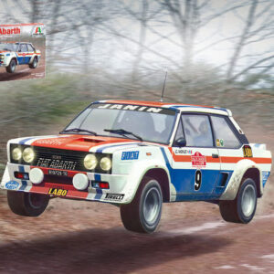 Modellino auto model kit di montaggio Italeri FIAT 131 ABARTH SANREMO RALLY 1:24