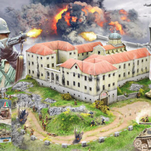 Modellino diorami modellismo Italeri MONTECASSINO 1944 GUSTAV LINE scala 1:72