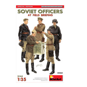 Modellino model kit di montaggio soldati Miniart SOVIET OFFICIERS scala 1:35