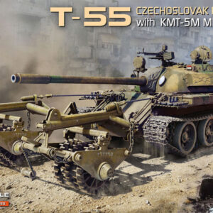 Modellino model kit di montaggio Miniart T-55 CZECHOSLOVAK scala 1:35 modellismo