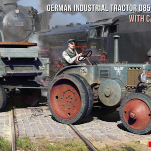 Modellino da costruire trattore GERMAN INDUSTRIAL TRACTOR D8511 1:35