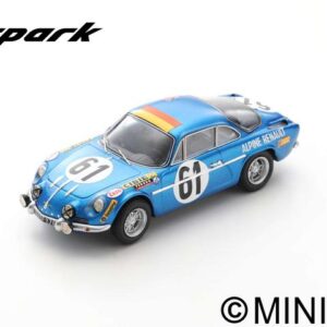 Modellino auto scala 1:43 Spark Model ALPINE A110 LM 1968 racing modellismo .