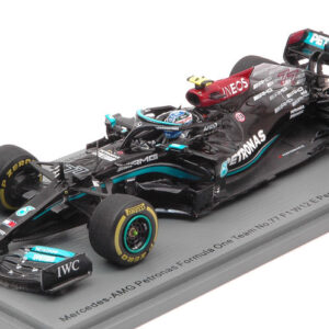 Modellino auto formula 1 F1 scala 1:43 Spark MERCEDES W12 BOTTAS 2021 BAHRAIN GP