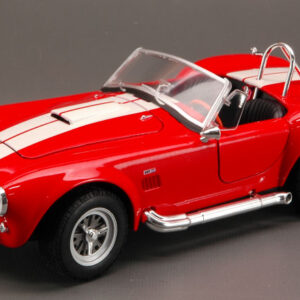Modellino auto scala 1:24 Welly SHELBY COBRA 427 diecast modellismo statico red