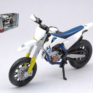 Modellino moto scala 1:18 Burago HUSQVARNA FS 450 SUPERMOTO motor bike diecast