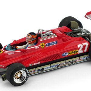 Modellino auto formula 1 F1 scala 1:43 Brumm FERRARI 126 C2 VILLENEUVE GP PILOTA
