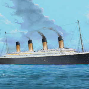 Modellino nave da costruire model kit di montaggio Trumpeter TITANIC 1:200 modellismo