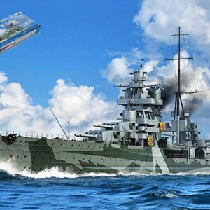 Modellino nave da guerra da costruire model kit di montaggio ITALIANA GORIZIA 1:350