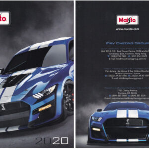Modellino auto book booklet Maisto CATALOGO MAISTO 2020 PAG.87 modellismo collezione