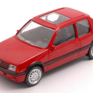 Modellino auto scala 1:43 Norev PEUGEOT 205 GTi 1986 VALLELUNGA RED REPROD. diecast modellismo statico