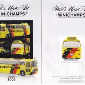 Modellino auto book booklet Minichamps  CATALOGO MINICHAMPS 2006 EDITION 1 PAG.250 modellismo collezione