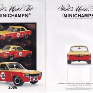 Modellino auto book booklet Minichamps  CATALOGO MINICHAMPS 2006 EDITION 3 PAG.19 modellismo collezione