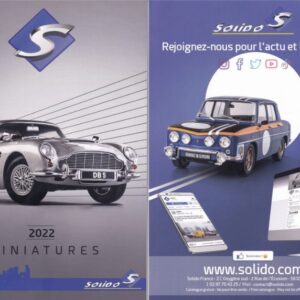 Modellino auto book booklet Solido  CATALOGO SOLIDO 2022 FORMATO A5 (148 cm x 21 cm) PAG.59 modellismo collezione