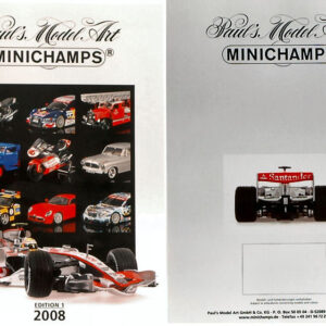 Modellino auto book booklet Minichamps  CATALOGO MINICHAMPS 2008 EDITION 1 PAG.219 modellismo collezione