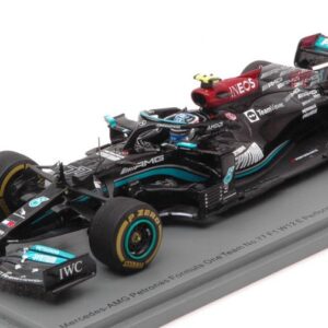 Modellino auto formula 1 F1 scala 1:43 Spark MERCEDES W12 BOTTAS 2021 ITALY GP