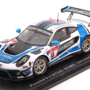 Modellino auto scala 1:43 Spark PORSCHE 911 GT3 4H NURBURGRING 2020 racing
