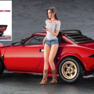 Modellino auto da montare model kit di montaggio LANCIA STRATOS HF + figure 1:24