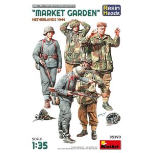 Modellino model kit figure militari diorami Miniart  MARKET GARDEN (NETHERLANDS 1944) RESIN HEADS KIT 1:35 modellismo