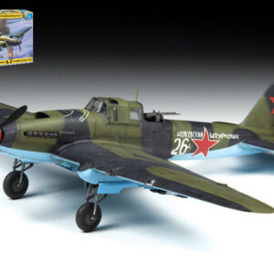 Modellino aereo Zvezda IL-2 STORMOVIK MOD.1943 model kit scala 1:48