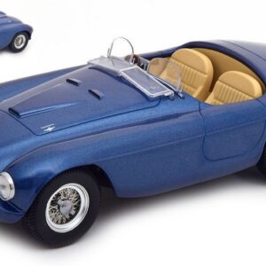 Modellino auto scala 1:18 KK Scale modellismo FERRARI 166 MM BARCHETTA 1949 blu