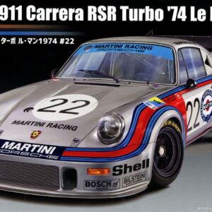 Modellino auto model kit montaggio PORSCHE 911 CARRERA RSR LE MANS MARTINI 1:24