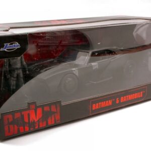 Modellino auto scala 1:24 BATMAN BATMOBILE FIGURE movie modellismo bat mobile