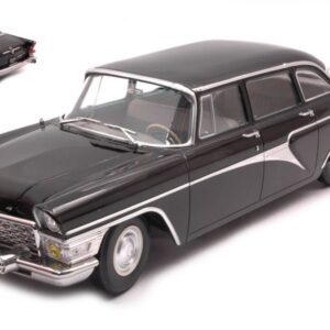 Modellino auto scala 1:18 Triple 9 GAZ 13 SEAGULL 1959 BLACK diecast modellismo statico