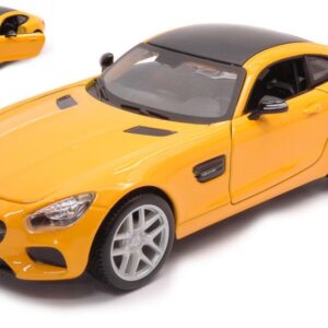 Modellino auto scala 1:24 Maisto  MERCEDES AMG GT YELLOW  diecast modellismo