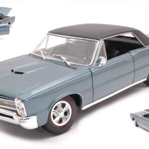 Modellino auto scala 1:18 Maisto  PONTIAC GTO HURST 1965   BLUE diecast modellismo
