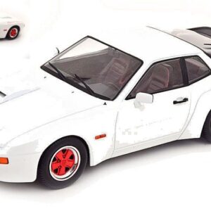 Modellino auto scala 1:18 ModelCarGroup  PORSCHE 924 CARRERA GT WHITE WITH RED WHEEL RIMS diecast modellismo