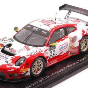 Modellino auto scala 1:43 Spark Model  PORSCHE 911 GT3 R N.22 8th 24 H SPA 2020 BERGMEISTER-MAKOWIECKI-OLSEN racing modellismo statico