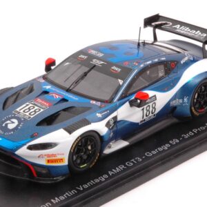Modellino auto scala 1:43 Spark Model  ASTON MARTIN VANTAGE GT3 N.188 3rd PRO-AM 24 H SPA 2020 WEST-ADAM-MARTIN racing modellismo statico