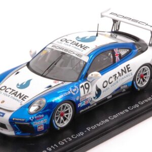 Modellino auto scala 1:43 Spark Model  PORSCHE 911 GT3 N.19 CARRERA CUP GREAT BRITAIN 2020 HARRY KING racing modellismo statico
