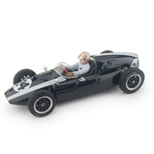 Modellino auto formula 1 F1 scala 1:43 Brumm  COOPER J.BRABHAM 1959 N.24 WINNER MONACO GP WORLD CHAMPION + PILOTA diecast modellismo statico