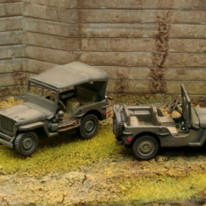 Modellino auto kit di montaggio Italeri WILLY S JEEP scala 1:72 modellismo collezione