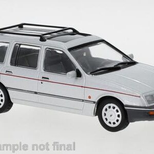 Modellino auto scala 1:43 Ixo FORD SIERRA GHIA 1988 SILVER diecast modellismo