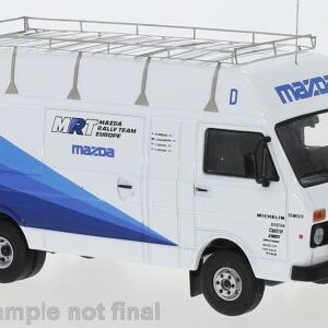 Modellino auto rally scala 1:43 Ixo Model  VW LT35 LWB RALLY TEAM EUROPE MAZDA 1989 RALLY ASSISTANCE rallye modellismo statico