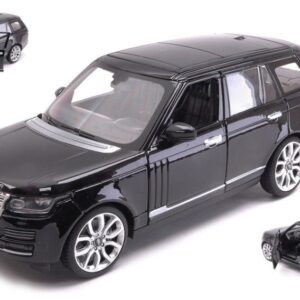 Modellino auto scala 1:24 RANGE ROVER BLACK diecast modellismo statico