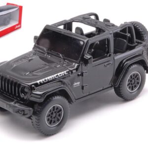 Modellino auto scala 1:43 JEEP WRANGLER RUBICON BLACK diecast modellismo statico