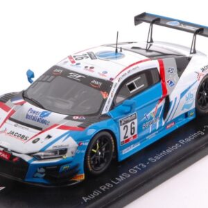 Modellino auto scala 1:43 Spark Model  AUDI R8 GT3 N.26 24 H SPA 2020 PAQUE-PAISSE-CRESP-PALETTE racing modellismo statico