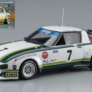 Modellino auto kit di montaggio da montare Hasegawa  MAZDA SAVANNA RX-7 (SA22C) 1979 DAYTONA GTU CLASS WINNER KIT 1:24 modellismo statico