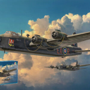 Modellino aerei da costruire model kit di montaggio Italeri STIRLING Mk3 1:72 modellismo